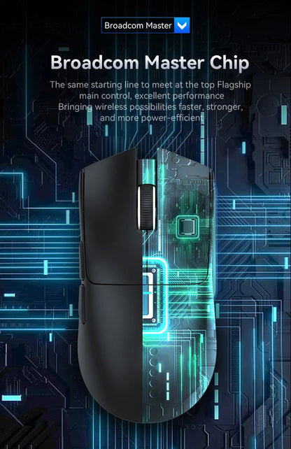 Attack Shark X11 – Souris Gaming Sans Fil 3 Modes avec Dock de Charge RGB