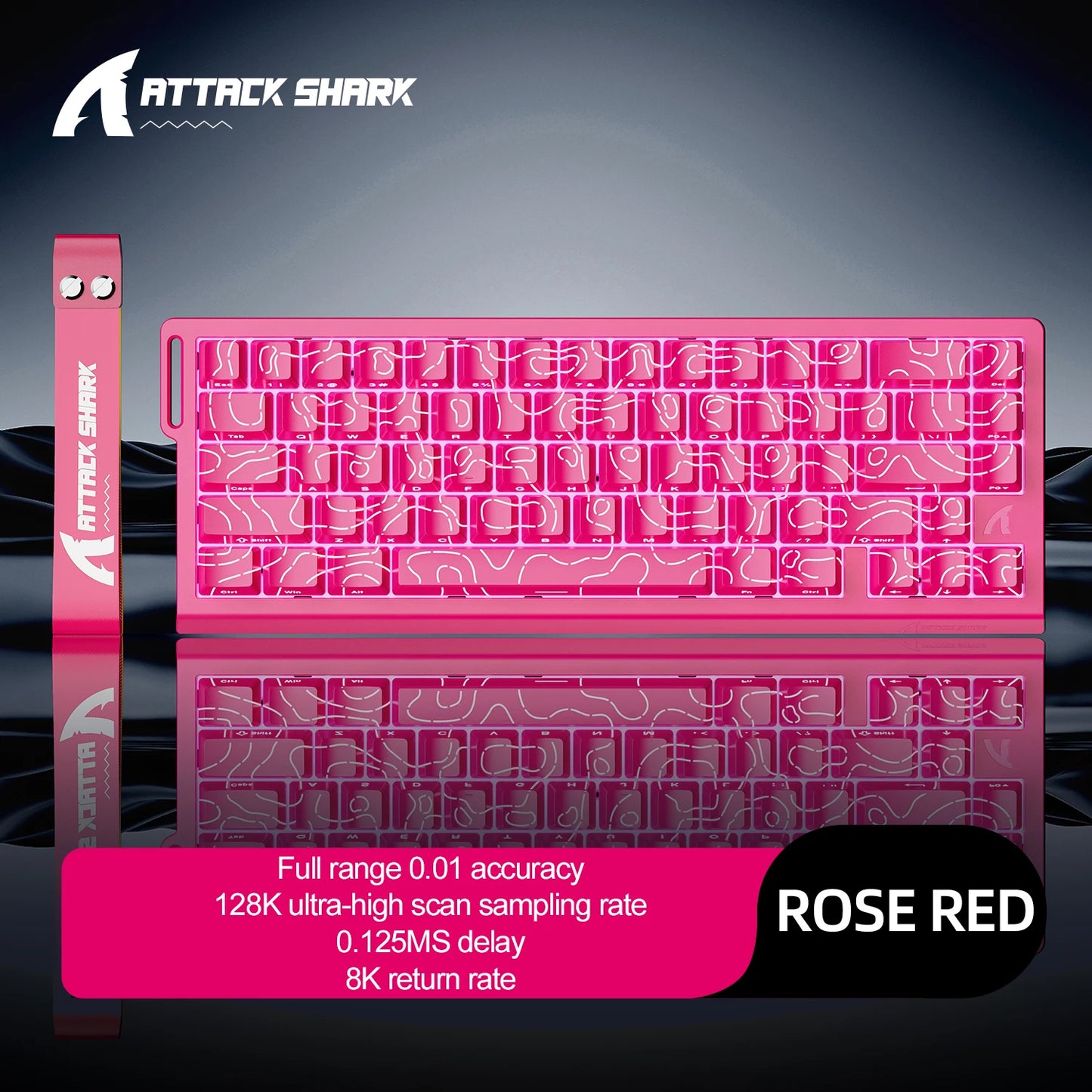 Attack Shark X68HE – Clavier Magnétique Gaming 8KHz Haute Performance
