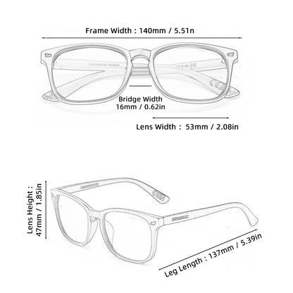 KINGSEVEN – Unisex Blue Light Blocking Glasses