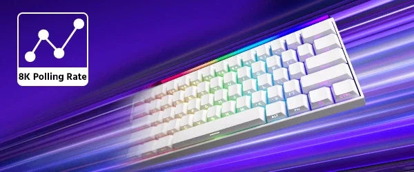 Veekos Shine60 HE – Clavier Magnétique Gaming RGB Tri-Mode (Wired / Wireless / Bluetooth)
