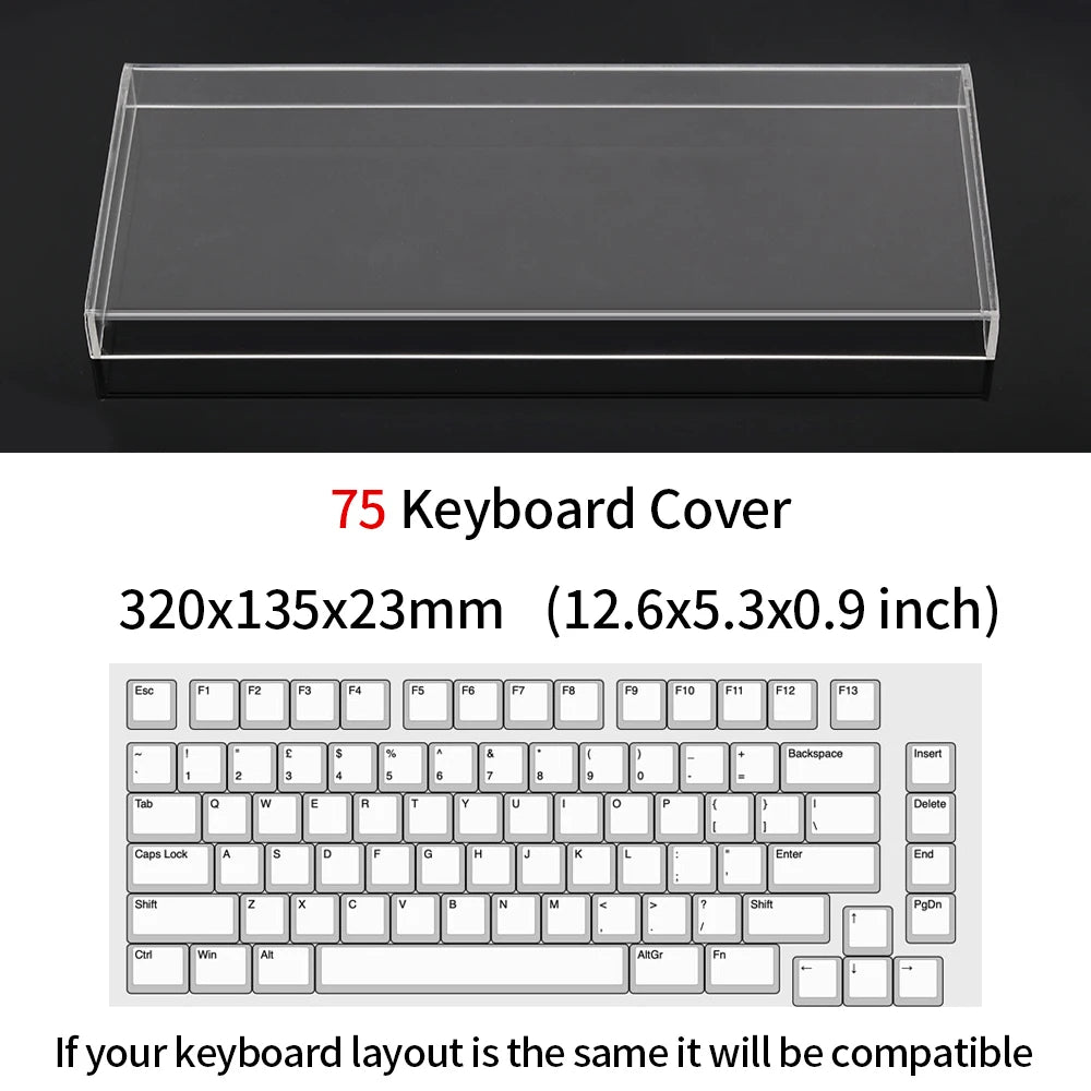 ZUIDID – Couvercle Anti-Poussière Transparent pour Clavier