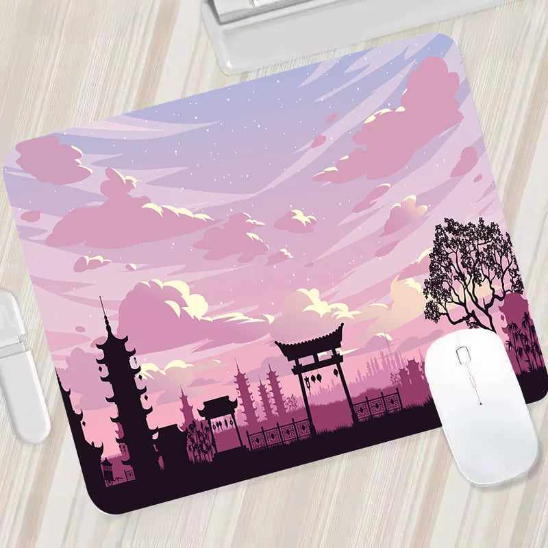 Tapis de Souris Gaming “Moonlight Temple” – Mystère, Sérénité et Précision
