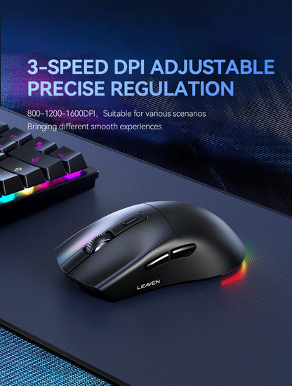 X3 Wireless Gaming Mouse – Précision, Légèreté et Style RGB