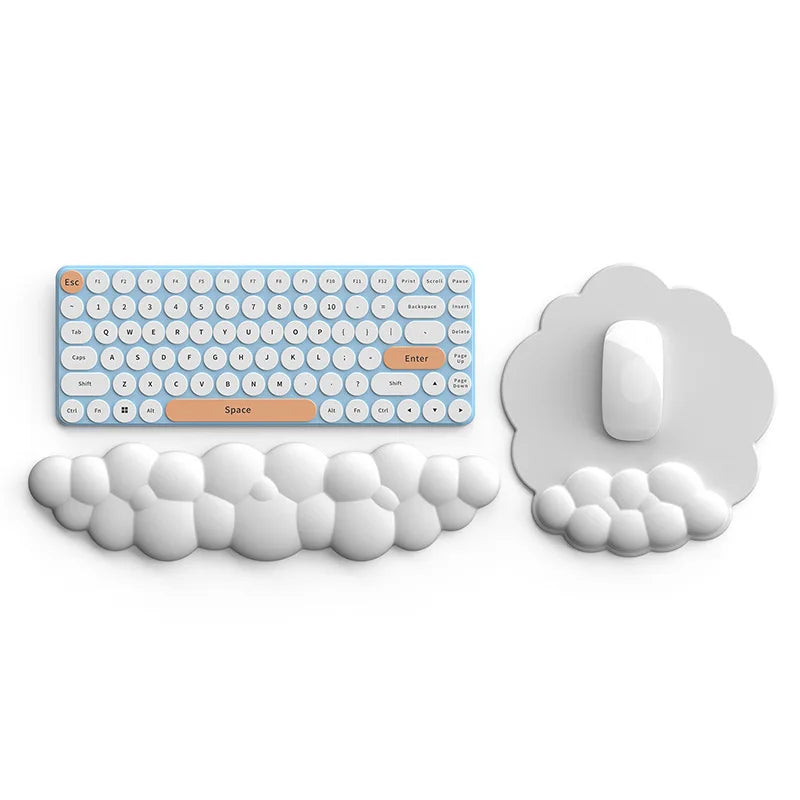 Ergonomic Cloud-Shaped Wrist Rest – Comfort &amp; Design