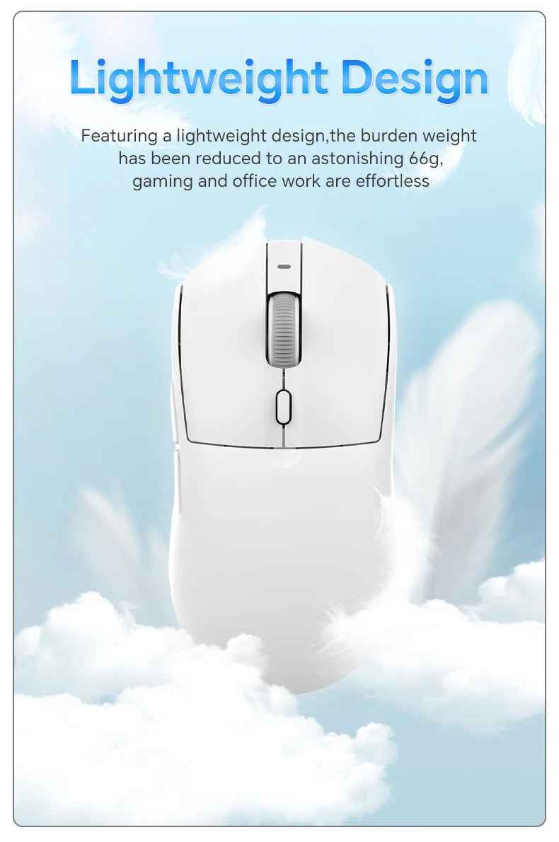 AJAZZ AJ139 V2 MC – Souris Gaming Sans Fil à Base Magnétique RGB