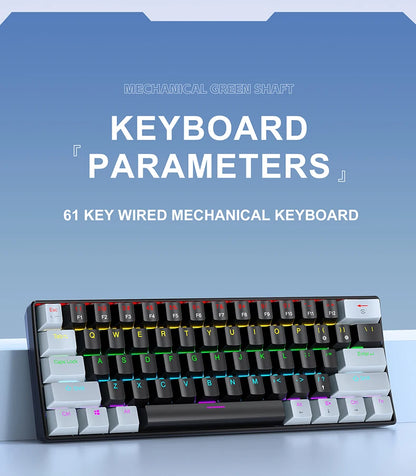 Clavier Mécanique RGB 61 Touches – APAYADO K61