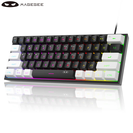 Compact 61-Key RGB Gaming Keyboard – MageGee
