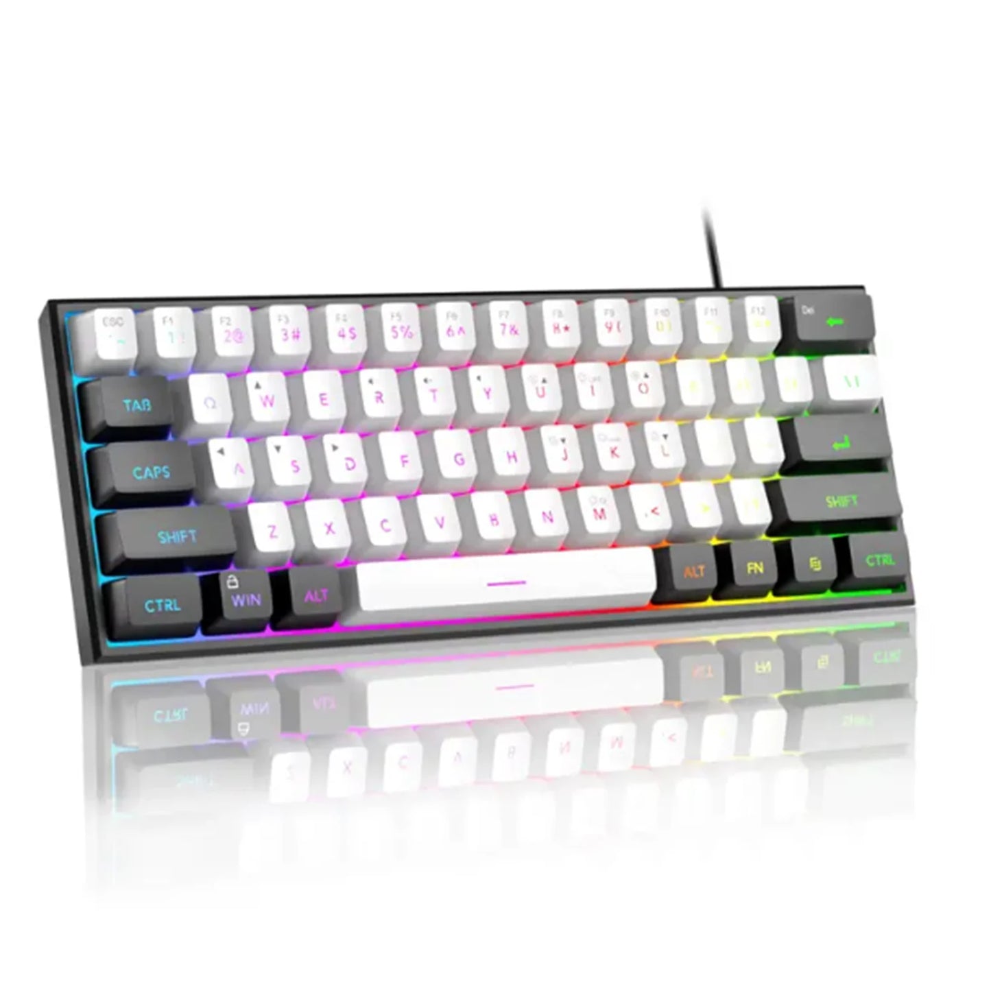 Compact 61-Key RGB Gaming Keyboard – OBAME