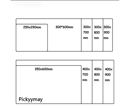 Tapis de Souris XXL Fleurs de Cerisier – Sakura Rose, Antidérapant et Élégant