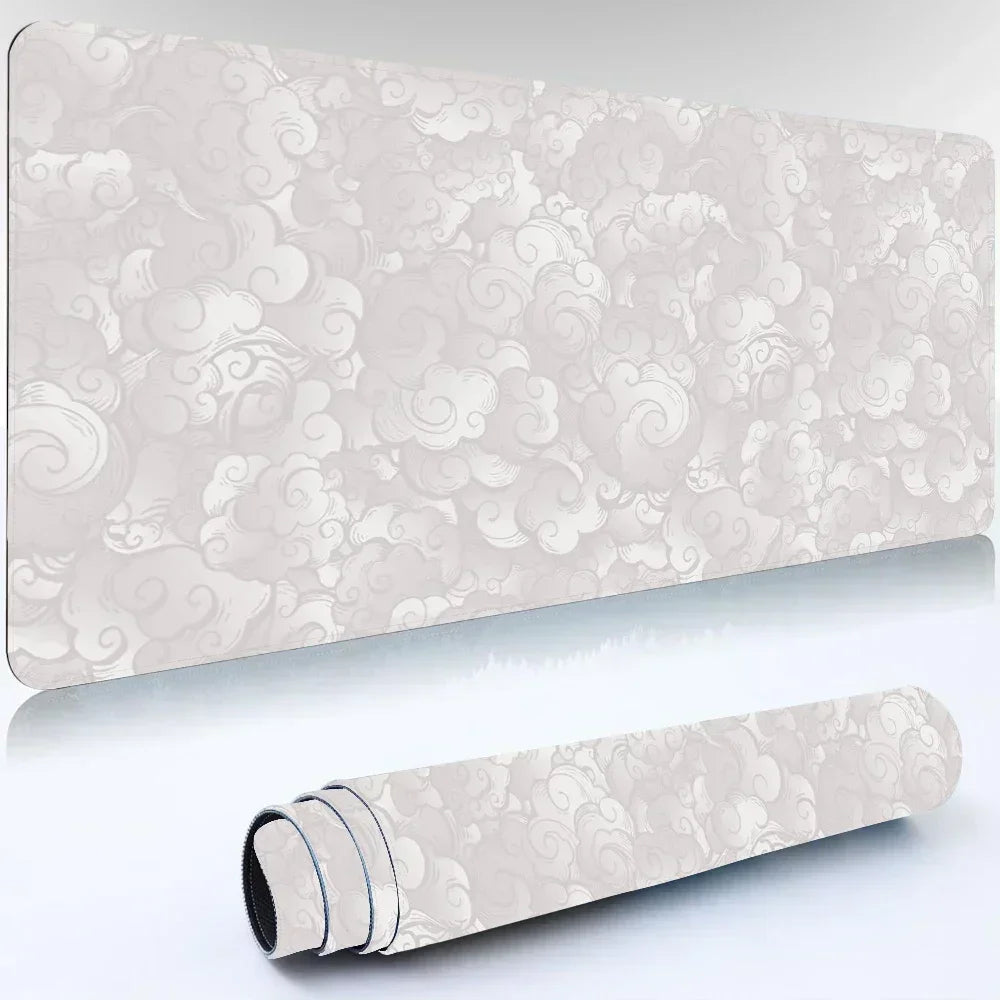 XXL Mouse Pad Kawaii Japanese Clouds