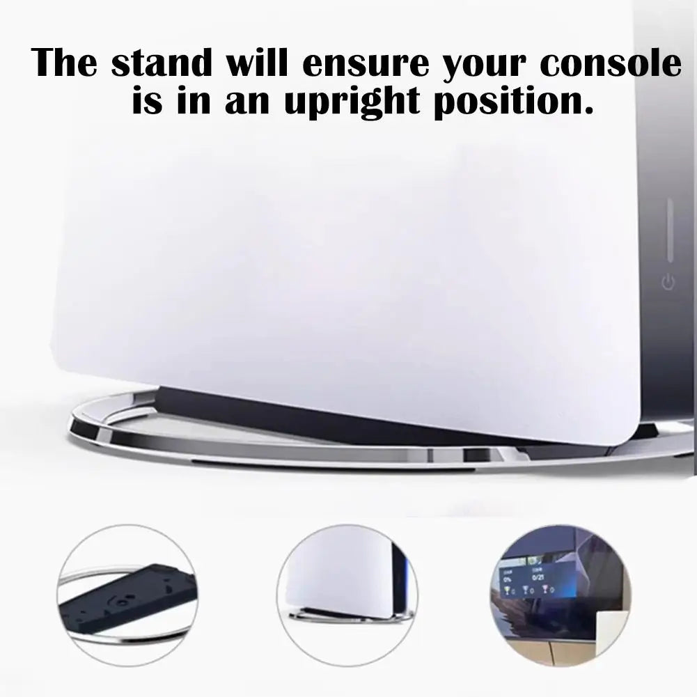 Vertical Stand with Cooling Fan for PS5 – Stable and Non-Slip Cooling Base