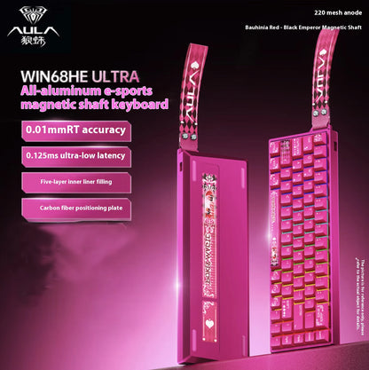 Clavier Mécanique Gaming AULA Win60/68 HE – Switchs Magnétiques, RGB & Performance E-Sport