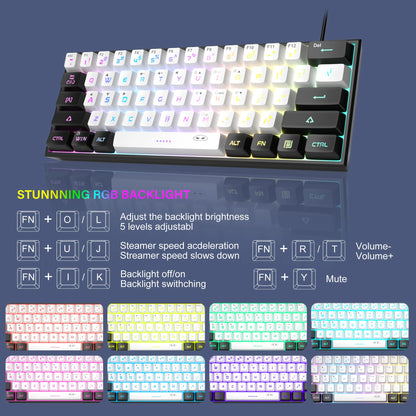 Clavier Gaming Compact 61 Touches RGB – MageGee