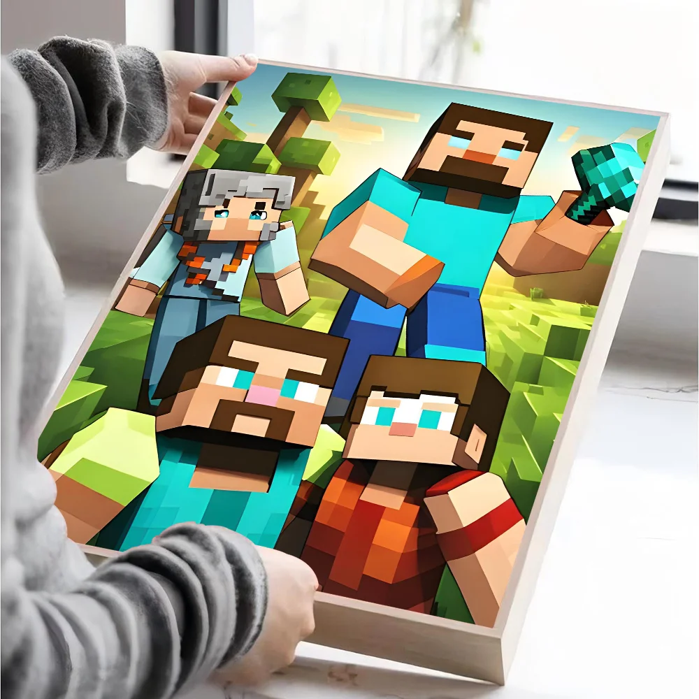 Poster Minecraft - Affiche Décorative Gaming pour Chambre et Salon