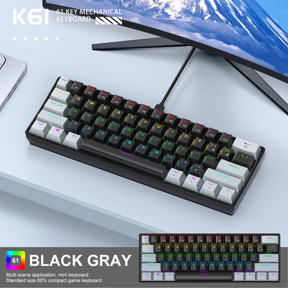Clavier Mécanique RGB 61 Touches – APAYADO K61