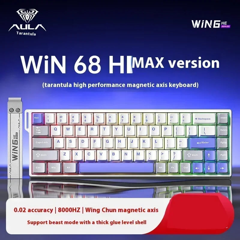 Clavier Mécanique Gaming AULA Win60/68 HE – Switchs Magnétiques, RGB & Performance E-Sport