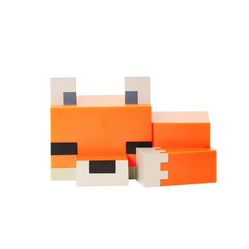 Lampe de Nuit Renard Minecraft - Veilleuse LED Orange Officielle pour Chambre Gaming et Enfant