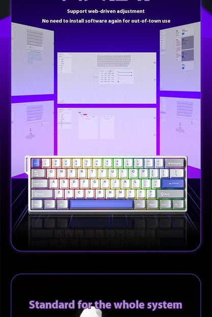 Clavier Mécanique Gaming AULA Win60/68 HE – Switchs Magnétiques, RGB & Performance E-Sport