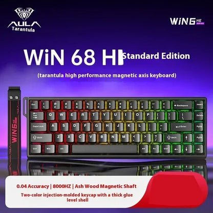 Clavier Mécanique Gaming AULA Win60/68 HE – Switchs Magnétiques, RGB & Performance E-Sport