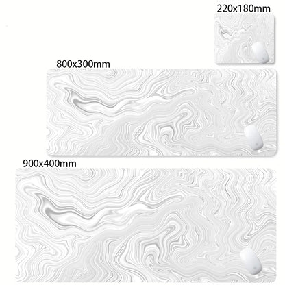 Tapis de Souris Gaming XXL Topographique – Antidérapant, Imperméable et Haute Précision