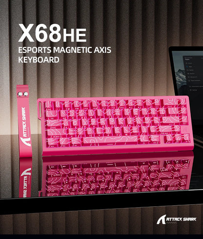 Attack Shark X68HE – Clavier Magnétique Gaming 8KHz Haute Performance